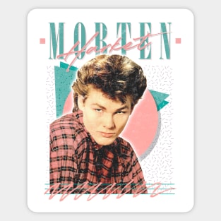 80s Vintage Style Morten Harket Aesthetic Design Sticker